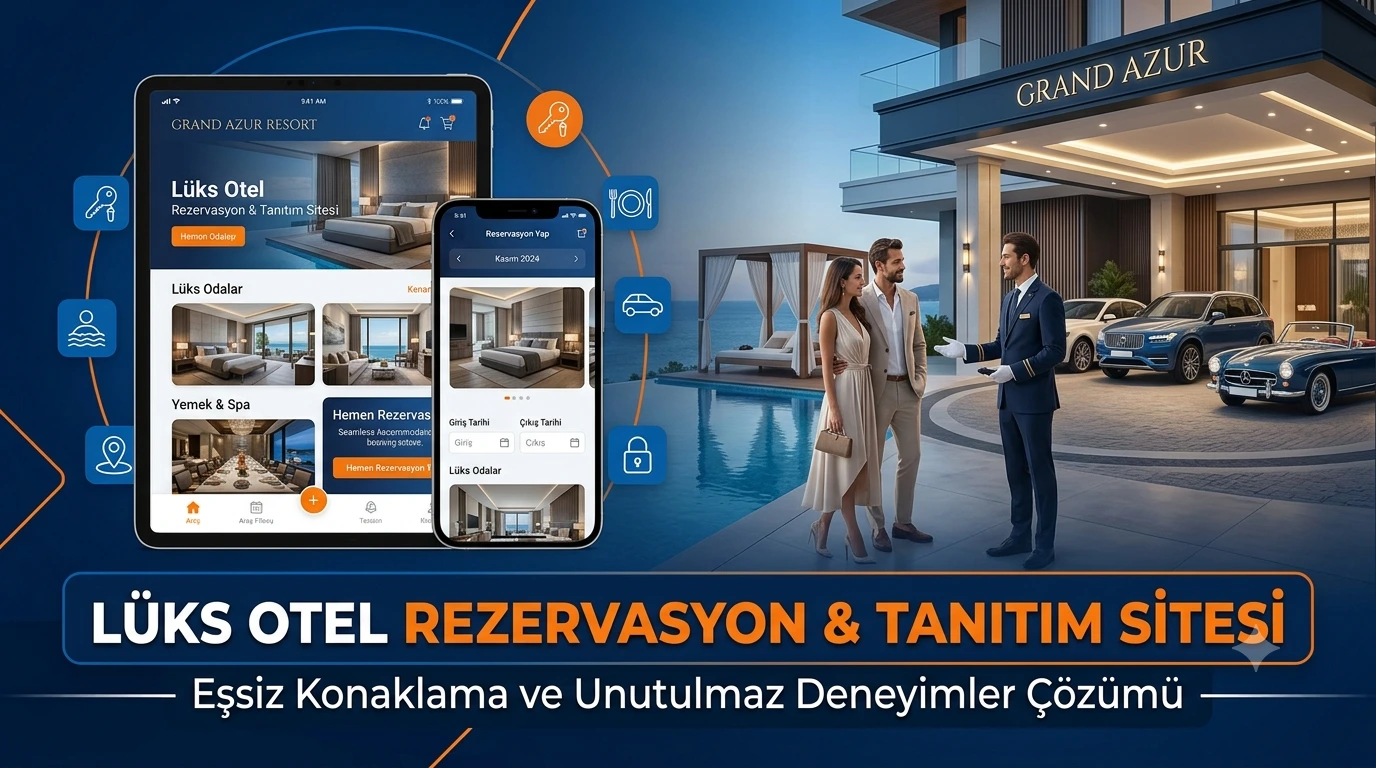Lüks Otel Rezervasyon & Tanıtım Sitesi