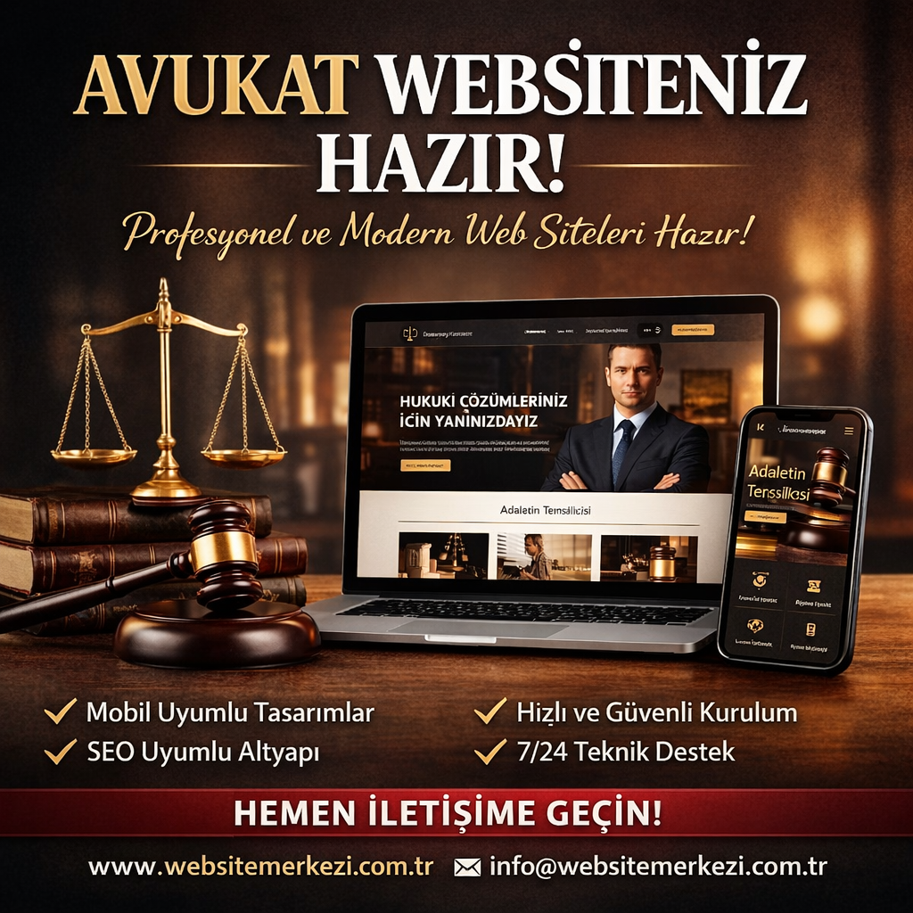 Avukatlar için özel website
